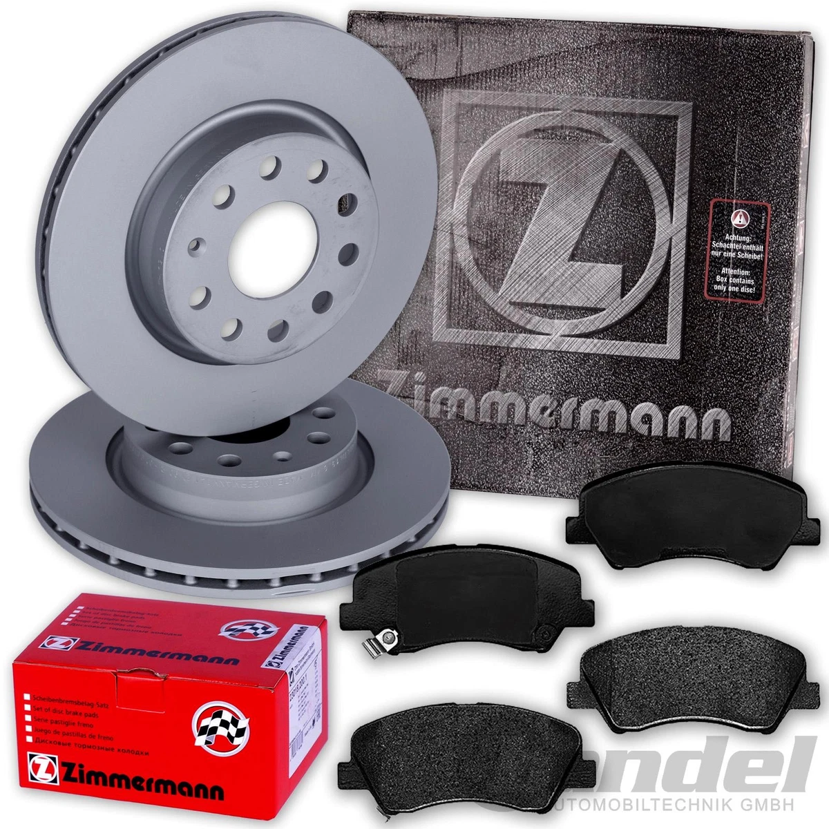 Високоякісні гальмівні диски та колодки Zimmermann для VW Beetle