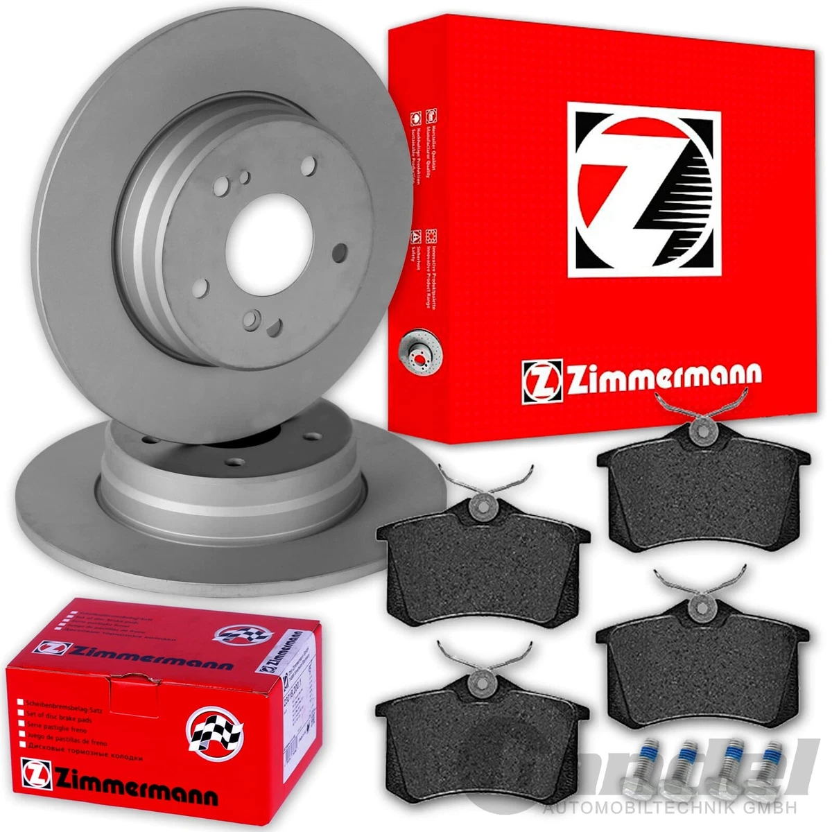 Гальмівні диски та колодки Zimmermann для Renault Grand Scenic III