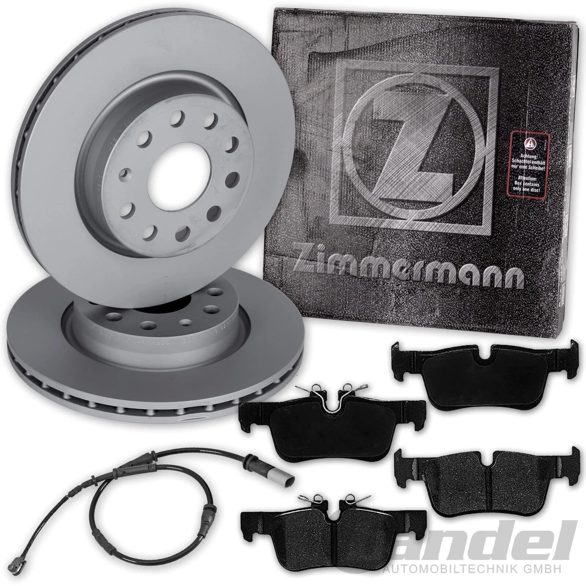 Гальмівні диски та колодки Zimmermann для CITROEN GRAND C4 SPACETOURER: безпека та якість