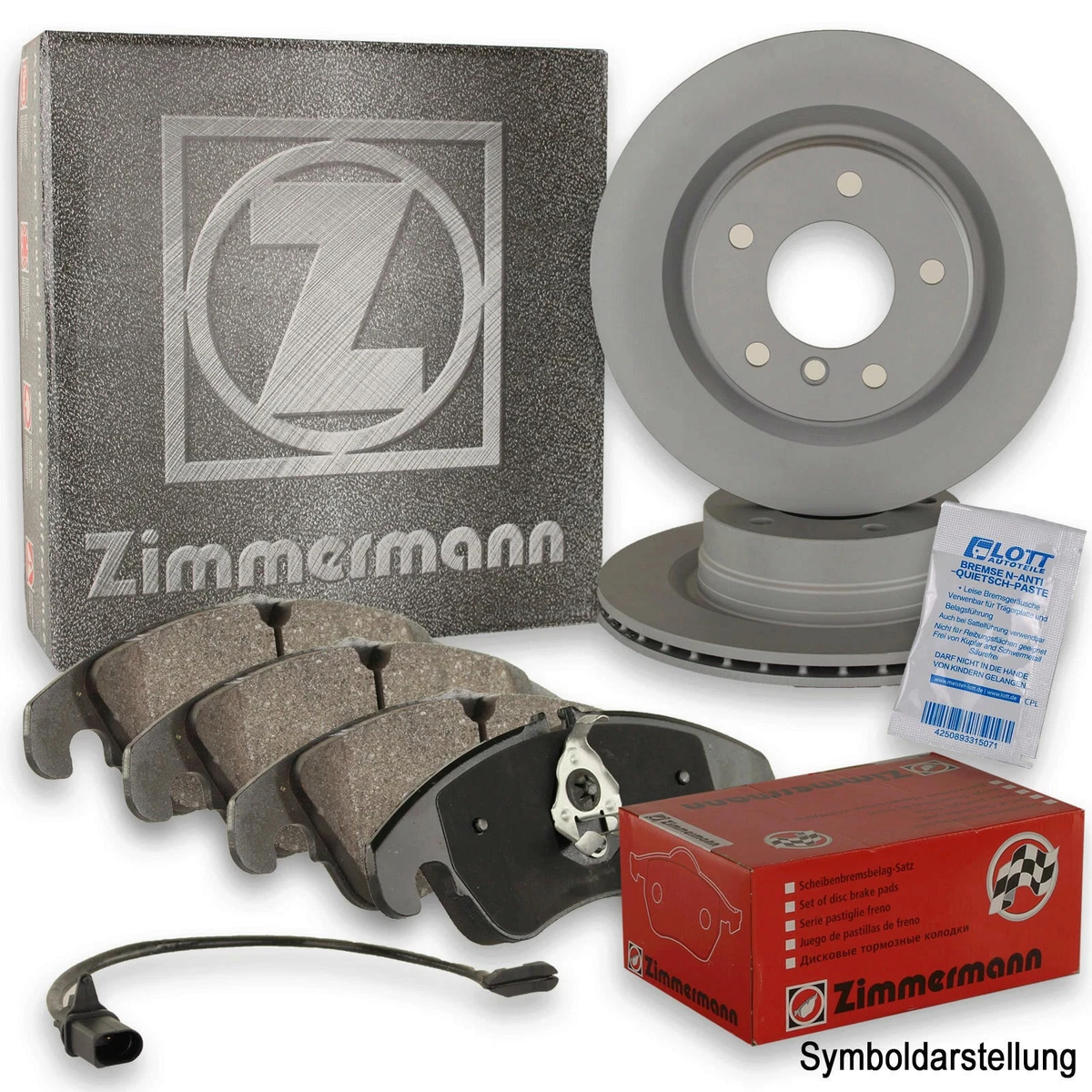 Гальмівні диски та колодки VW Beetle 1.6 TDI від Zimmermann — безпека і якість