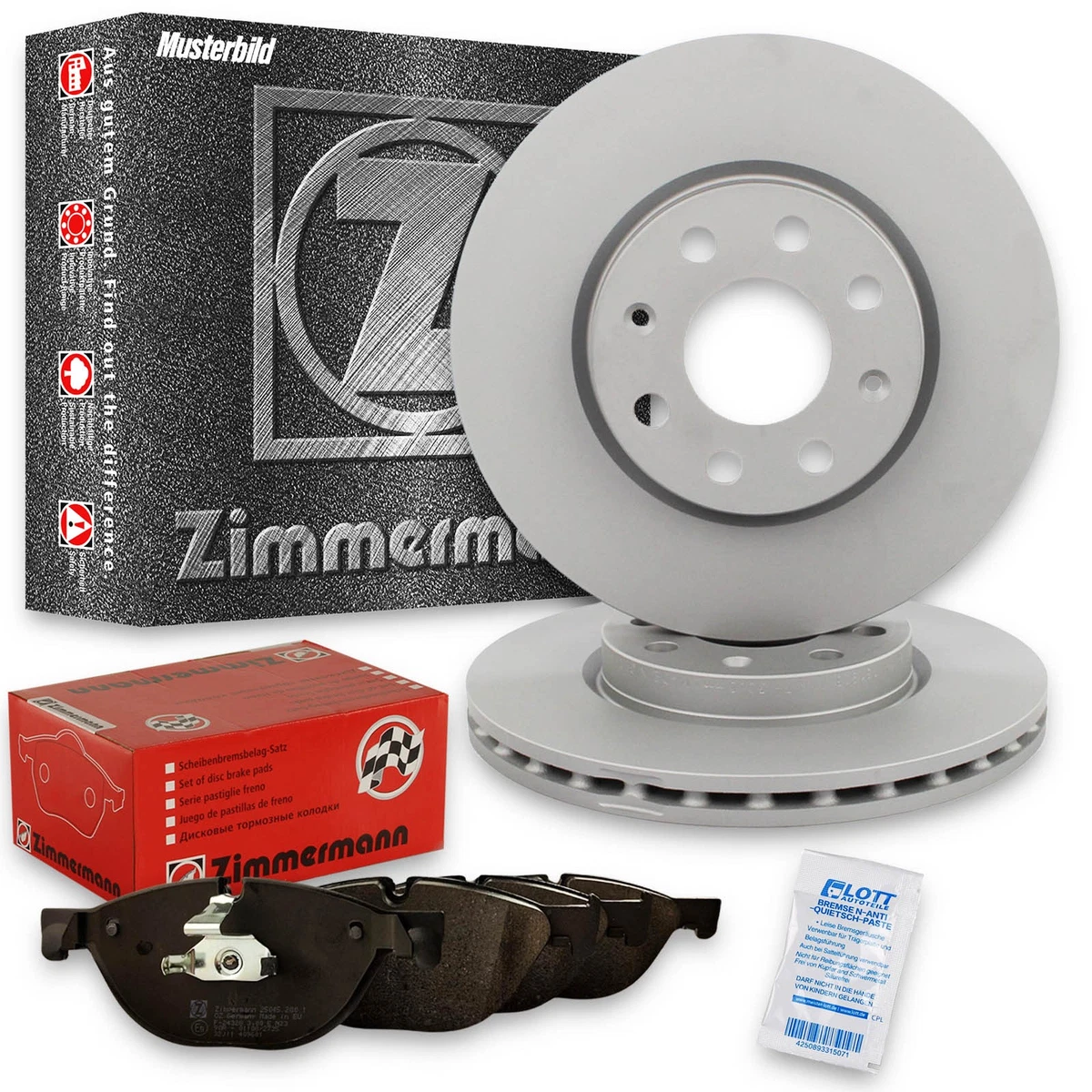 Гальмівні колодки та диски Zimmermann для MERCEDES-BENZ VITO (638)