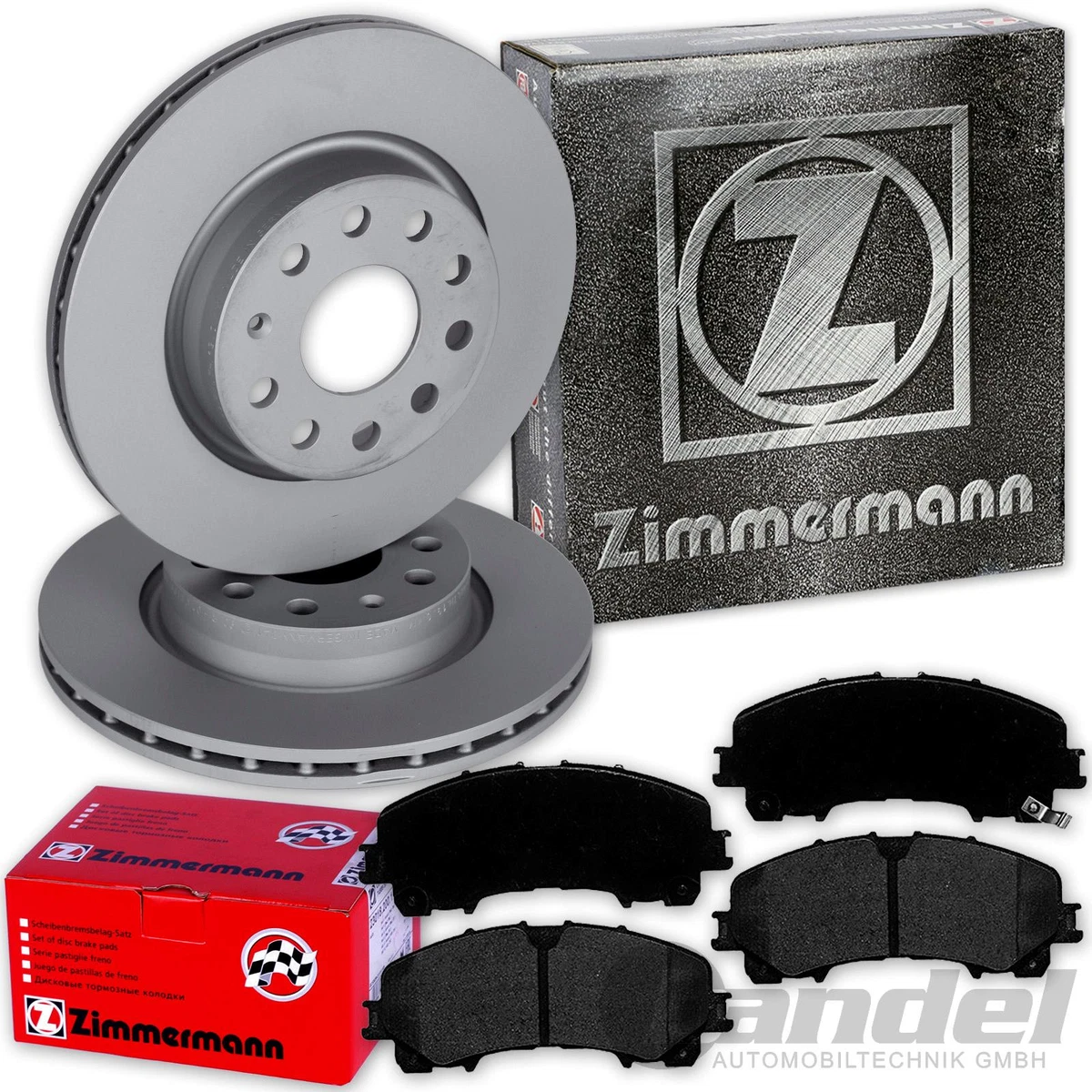Гальмівні диски та колодки Zimmermann для PEUGEOT 307 Break (3E) 2.0 HDI 110