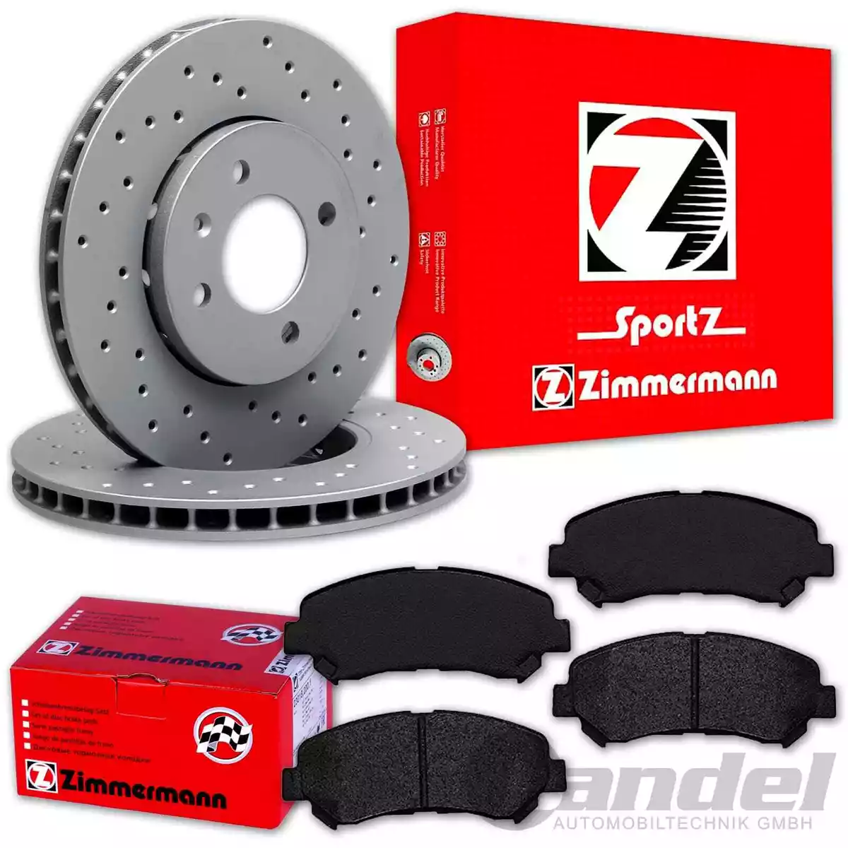 Гальмівні колодки та диски Zimmermann для BMW 7 (E65, E66, E67)