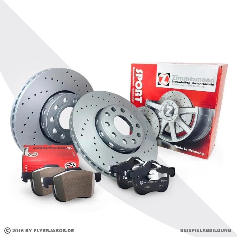 Гальмівні диски та колодки Zimmermann для Renault Grand Scenic III